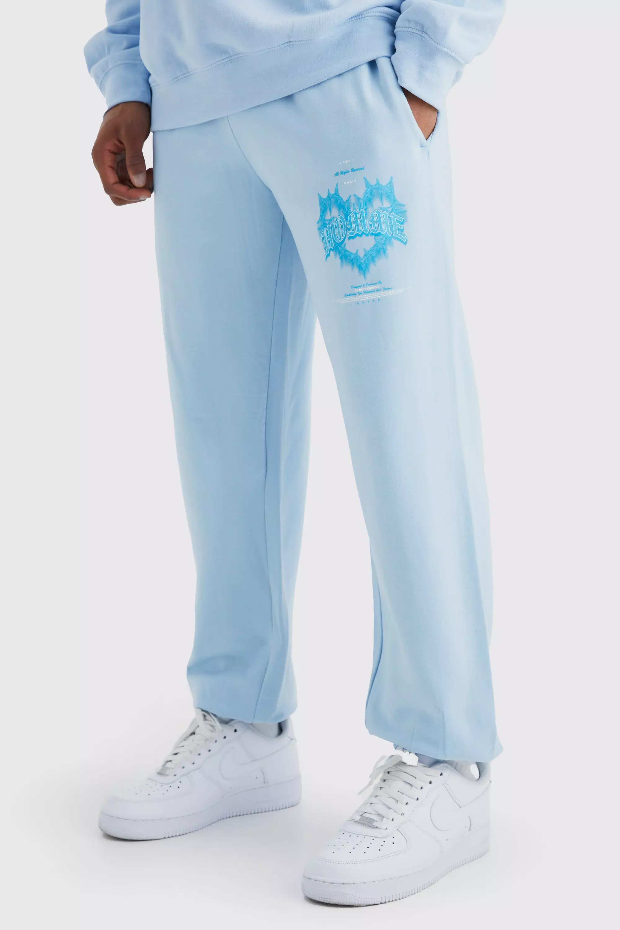 Homme Heart Graphic Sweatpants